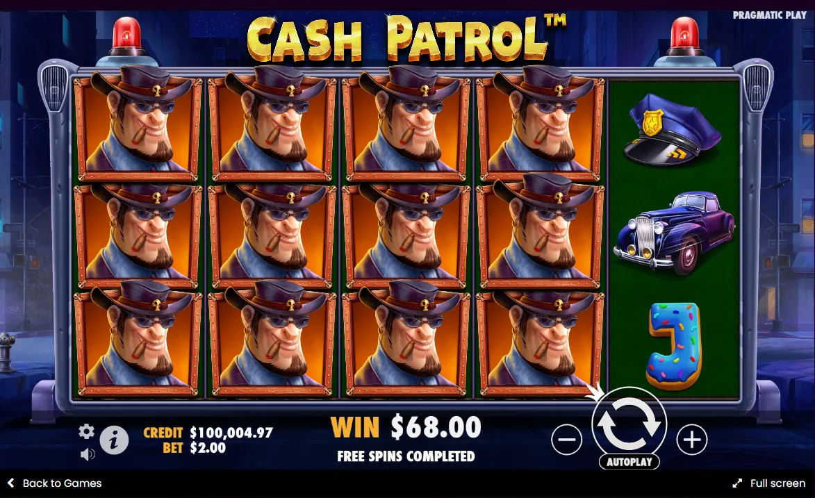 Cash Patrol Slot